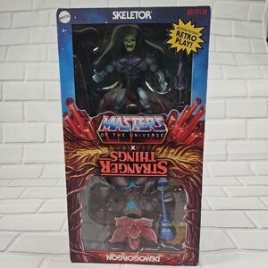 Masters of the Universe X Stranger Things: Skeletor & Demogorgon Multipack NEW